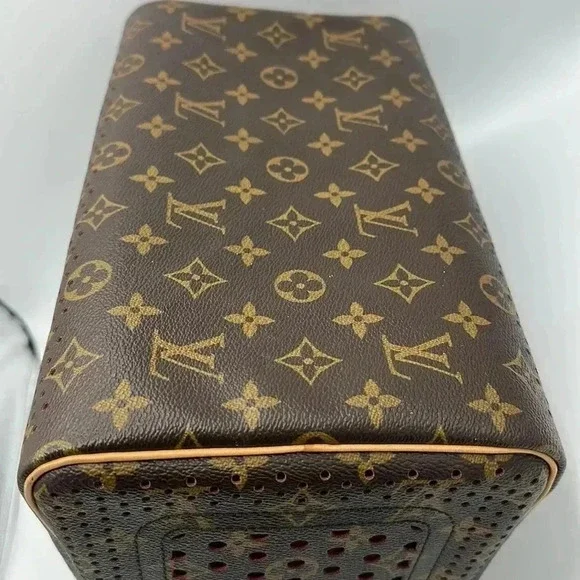 Louis Vuitton Speedy 30 Fuchsia Limited monogram perforated bag purse - Picture 9 of 13